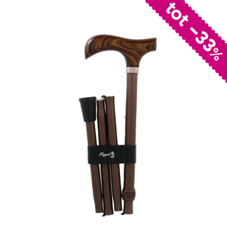 wandelstok 4-delig vrouw met korting